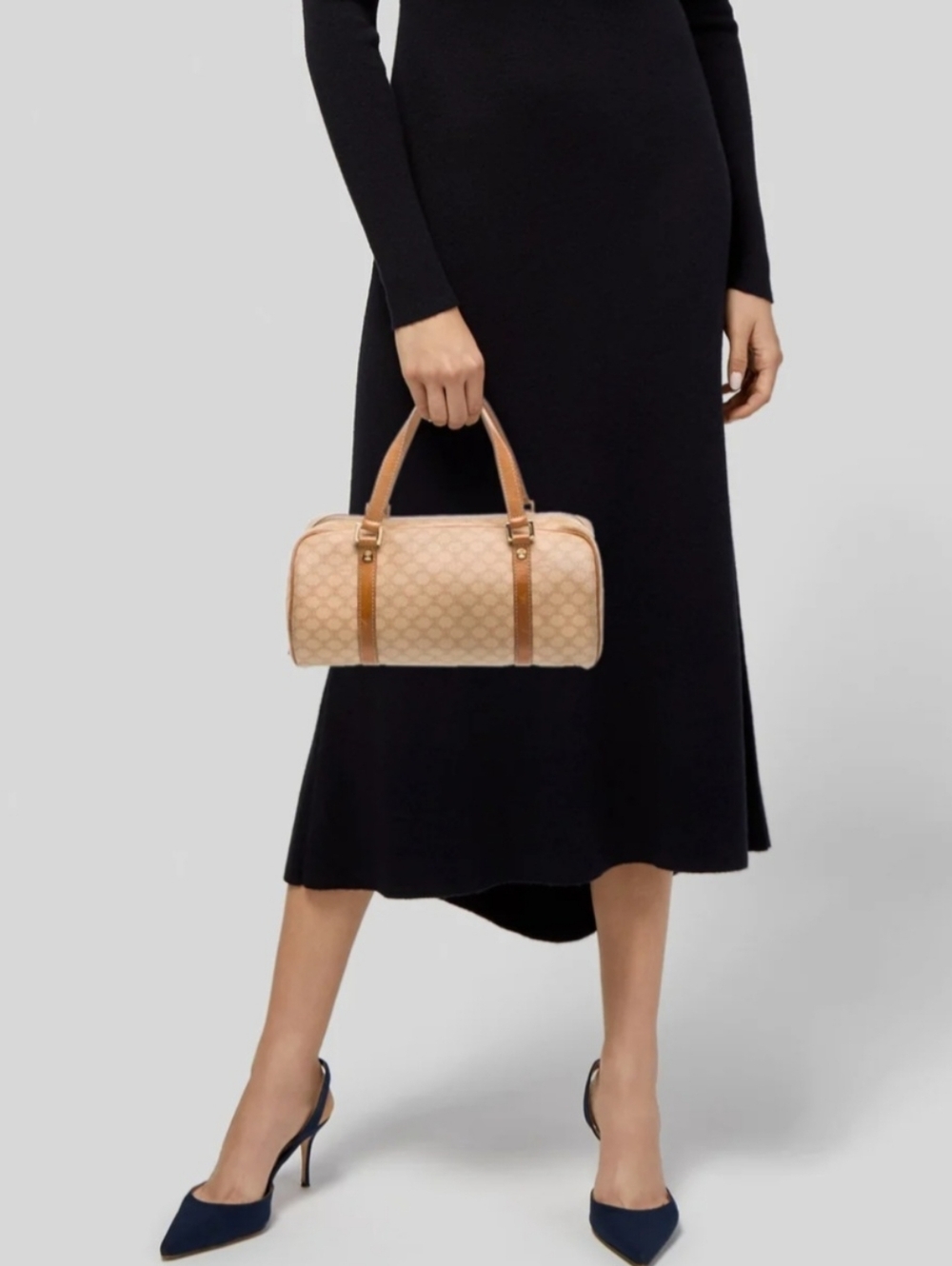 Celine Top Handle Barrel Bag